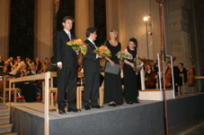 Die Gesangssolisten waren Josefin Hirte, Sopran (Stuttgart); Adelheid Krohn-Grimberghe, Alt (Tbingen); Salvador Guzman, Tenor (Karlsruhe) und Steffen Balbach, Bass (Stuttgart). 
