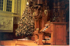 Spieltisch der groen E.F. Walcker Orgel fr Boston, USA