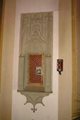 Tabernakel von 1466 aus der sptgotischen Vorgngerkirche mit Abbildung der Vera Ikona