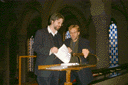 Rudi Schfer und  Markus Grohmann, rechts
