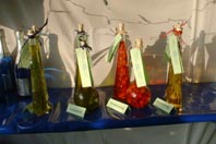 Himbeer-Essig und Kräuteröl