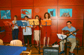 Die Jugendmusikschule unterhält die Gäste