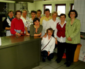 Das Kochteam des Gemeindehauses