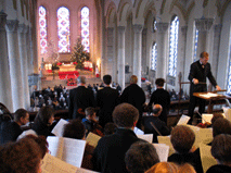 Markus Grohmann dirigiert die Schubert Messe in B-Dur