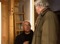 : Pater Hugo und Herr Werner in der Holzhay-Orgel