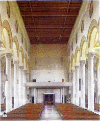 Neuhausen, St. Petrus und Paulus, Orgelempore noch ohne Walcker-Orgel.