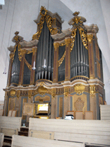 Die Gottfried-Silbermann-Orgel von 1735 in der Petri_Kirche in Freiberg, Sachsen