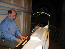 Paul Peeters aus Schweden auf der E.F. Walcker Orgel