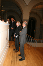 Die Rotarier auf der Empore  der Walcker-Orgel