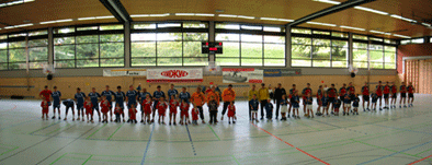 TSV-Neuhausen und SKA-Minsk vor dem Handballspiel