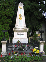 Das Grab von Ludwig van Beethoven