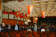 Blick in die Egelsee-Festhalle