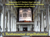 Deckblatt des ersten Neuhausener Orgelkalenders