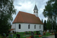 Die Liebfrauenkapelle, vom Friedhof her gesehen